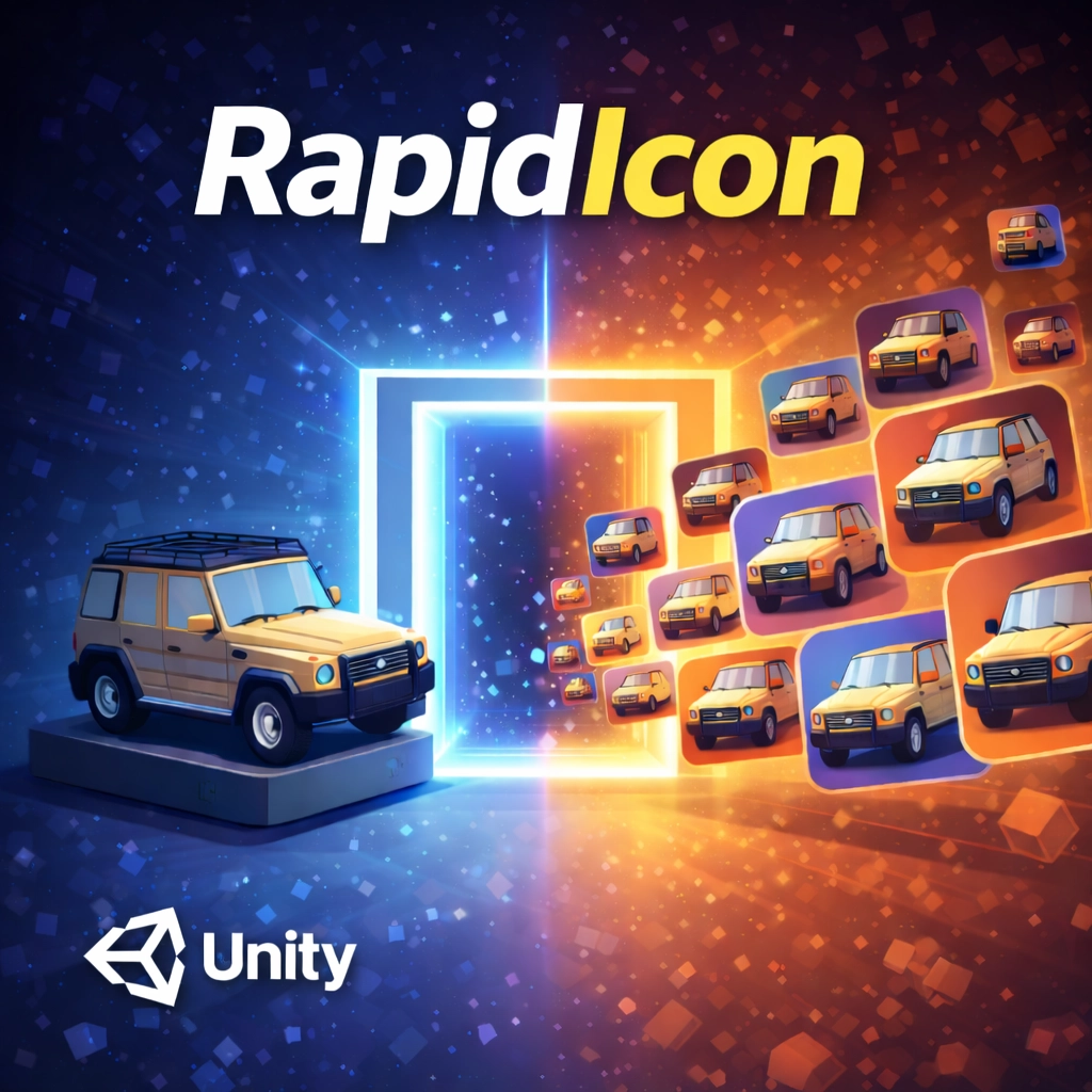 【Unity 插件推薦】RapidIcon 圖標生成神器，模型與 Prefab 預覽一次搞定！