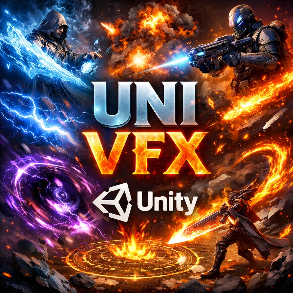【Unity 插件推薦】UNI VFX 特效軍火庫，讓技能與戰鬥特效全面升級！