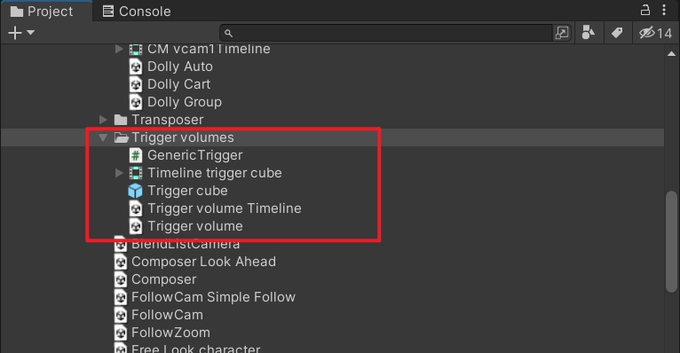 插件中的 Trigger volumes 場景可以針對觸發器進行測試。