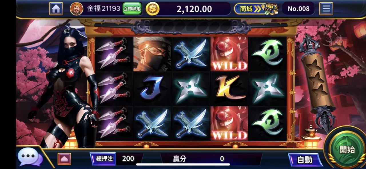 老虎娛樂城遊戲幻影之忍