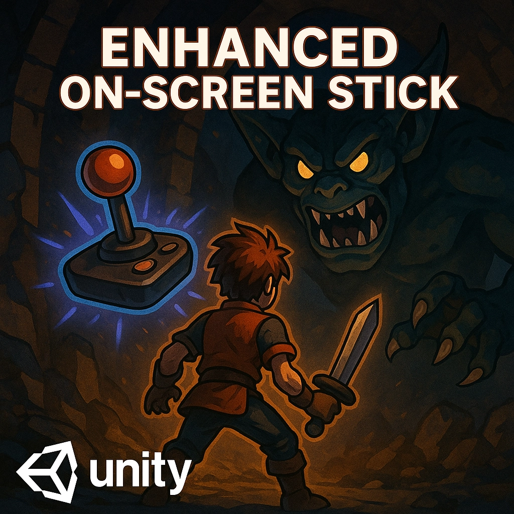 【Unity 插件推薦】Enhanced On-Screen Stick 搖桿操控大師,流暢移動體驗一鍵搞定!