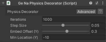 允許您使此物件在生成時啟用物理(Physics)模擬。