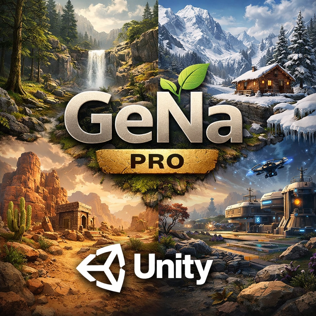 【Unity 插件推薦】GeNa Pro 關卡設計神器，環境生成效率直接翻倍！