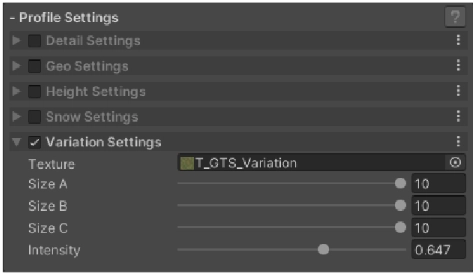 6．Variation Settings (全域變更設定)