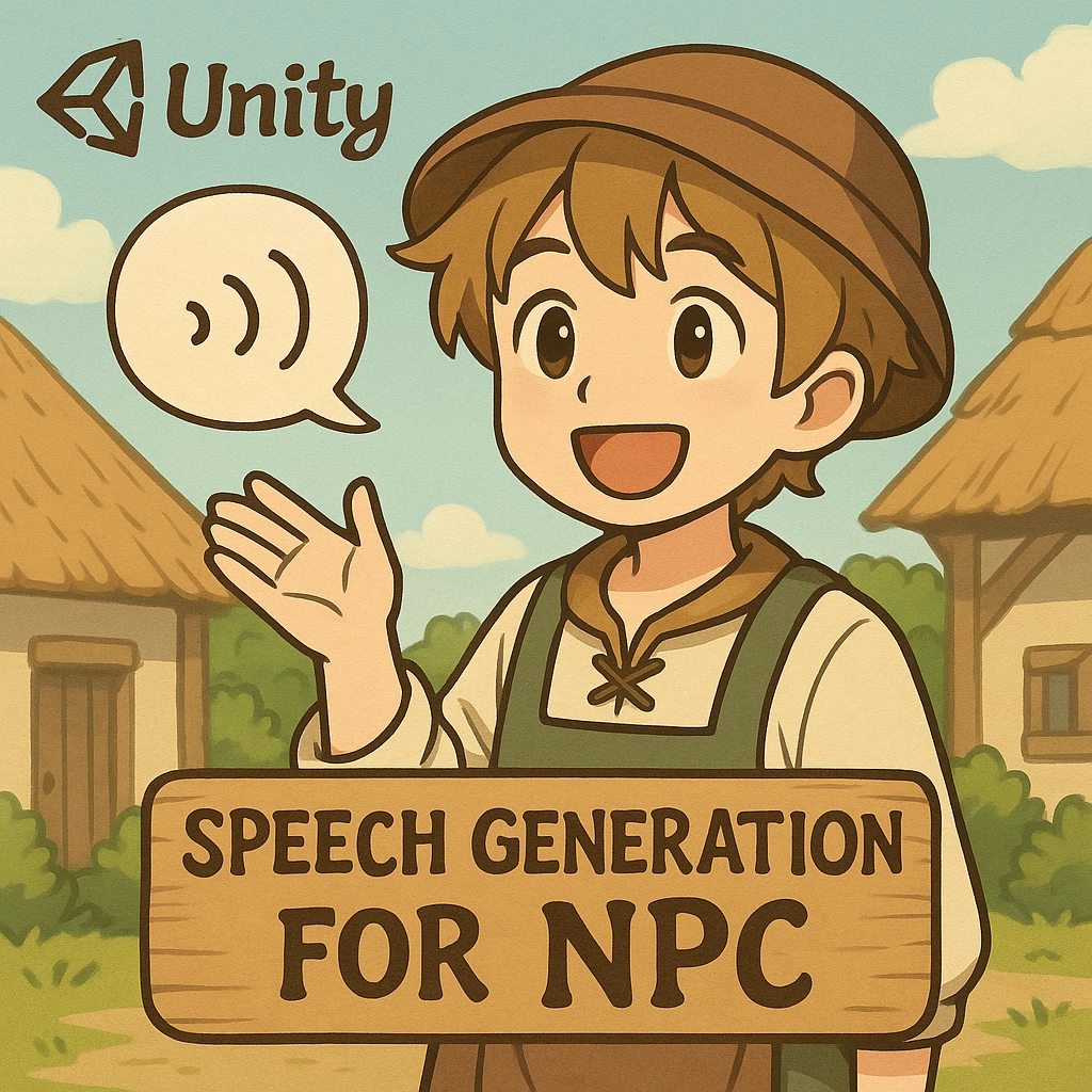 【Unity 插件推薦】Speech Generation for NPC 角色配音工具,讓遊戲角色開口說人話!