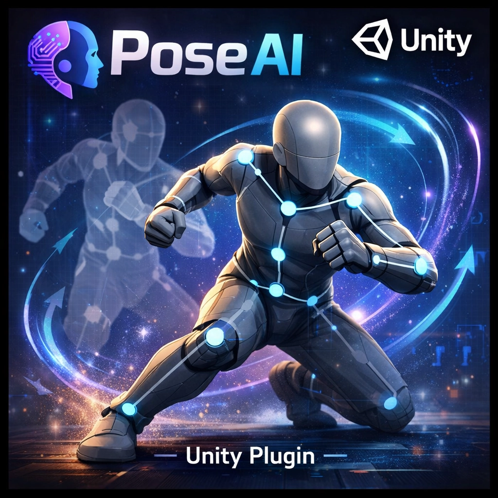 【Unity 插件推薦】Pose AI 姿勢生成神器，想要哪種姿勢用 AI 幫你生！