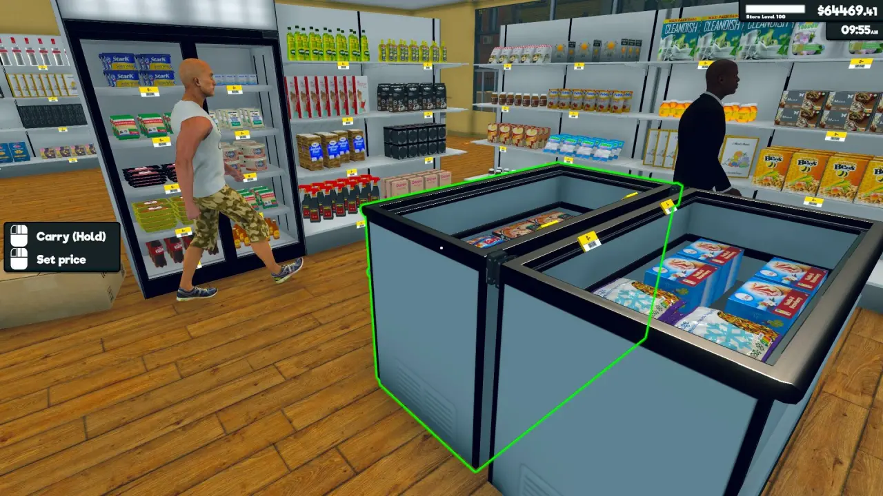 《Supermarket Simulator》商品陳列要規劃好，不要影響客戶購物動線