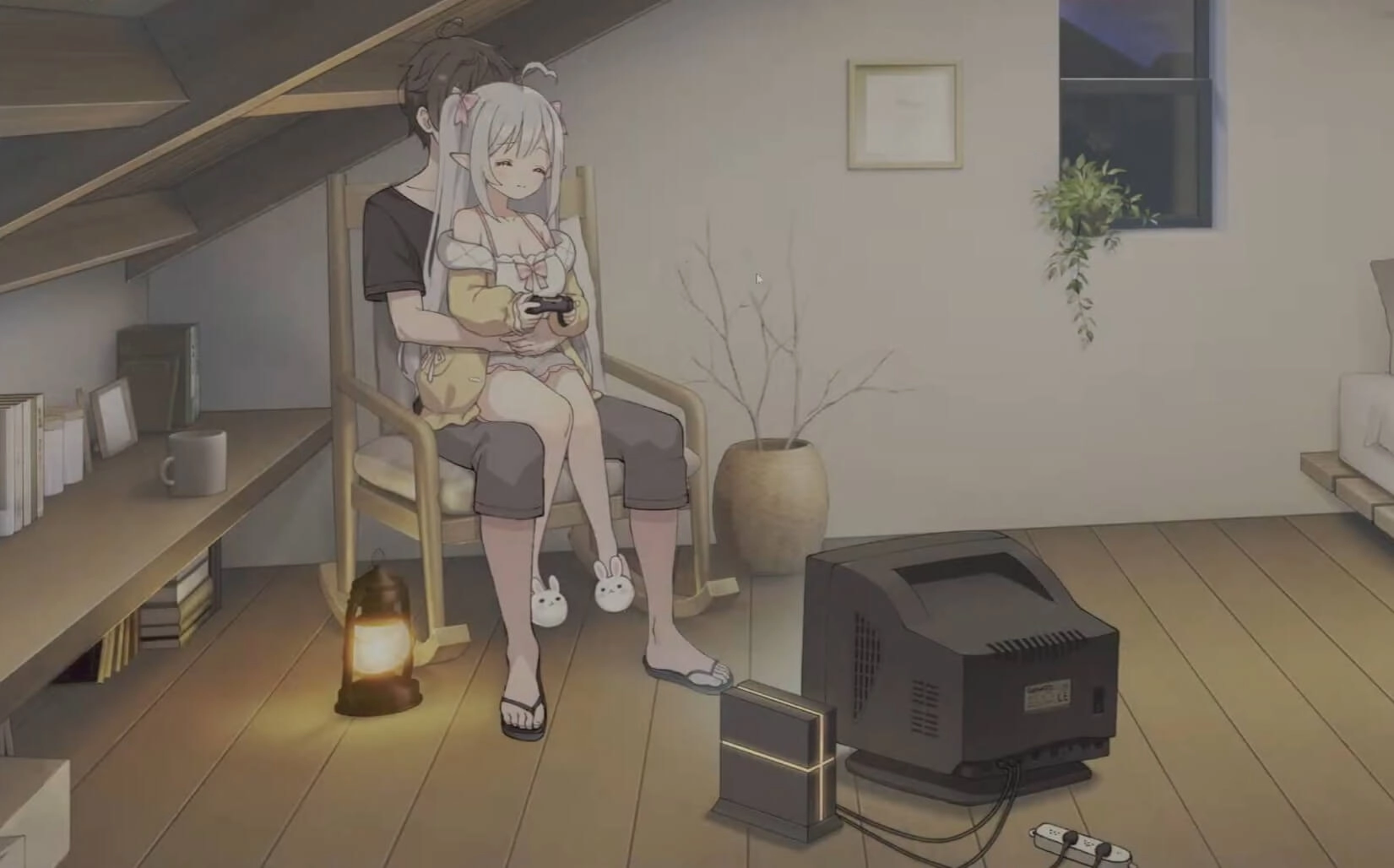 和存在感薄弱的妹妹一起的簡單生活-抱妹妹