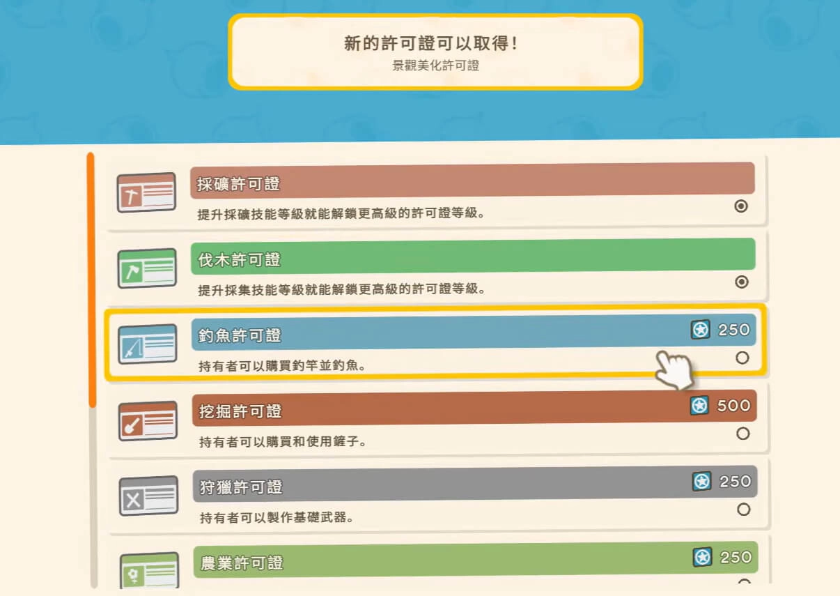 金墾小鎮Dinkum-有許可證才可以執行任務
