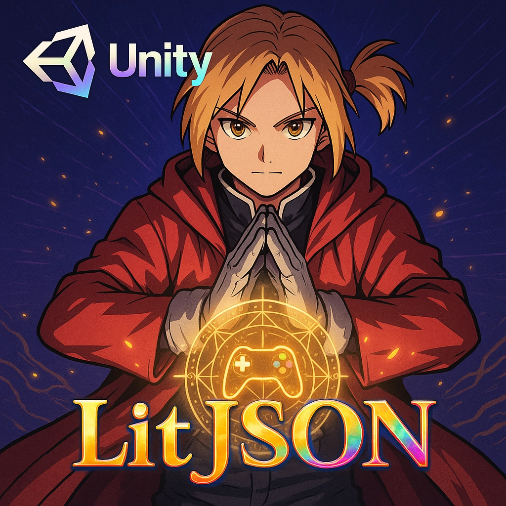 【Unity 插件推薦】LitJSON 數據鍊金術師,資料與物件等價交換的鍊成術!