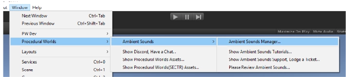 打開 Ambient Sounds Manager。