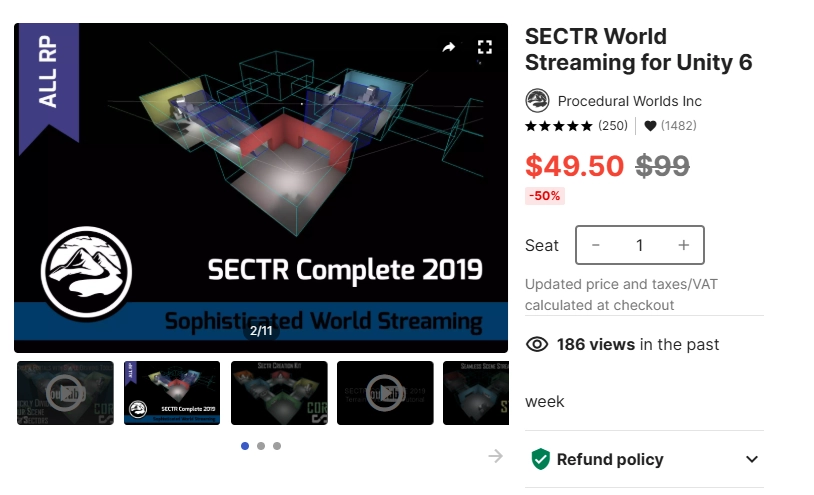 Asset Store 下載連結：SECTR