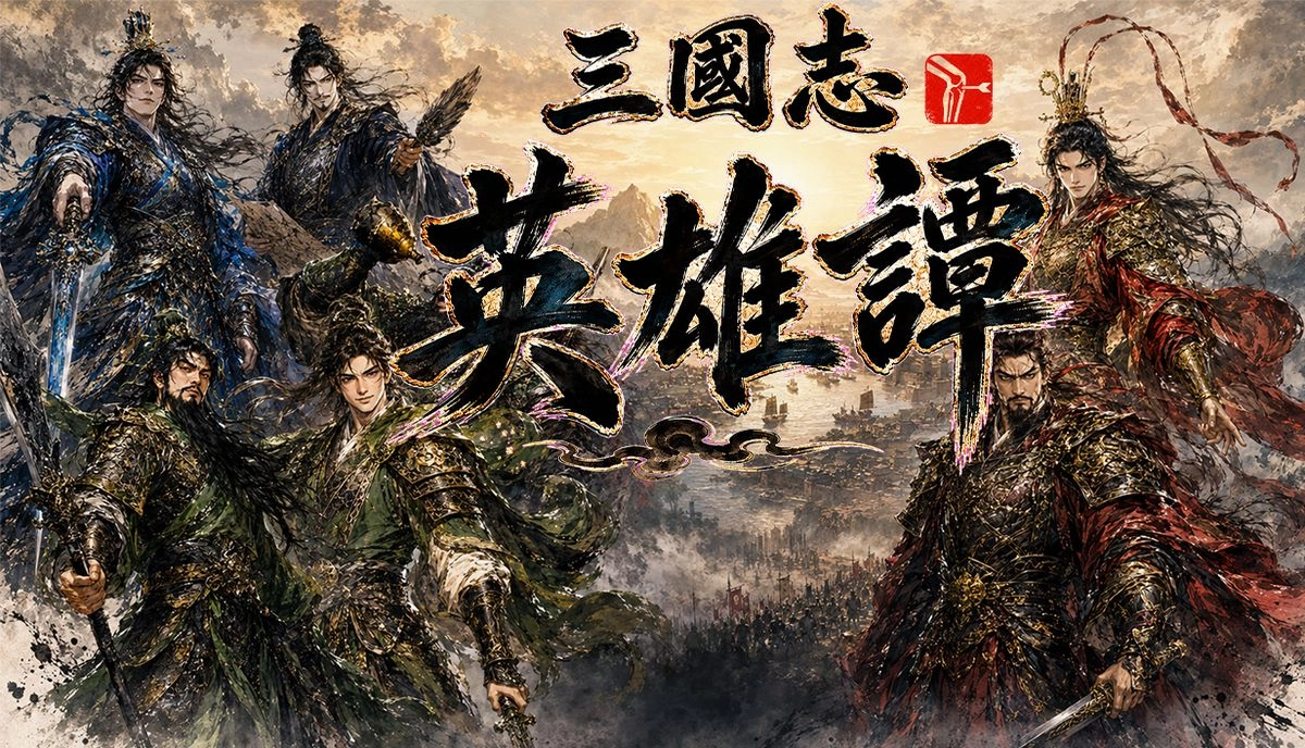 《三國志英雄譚》Steam 官方遊戲主視覺