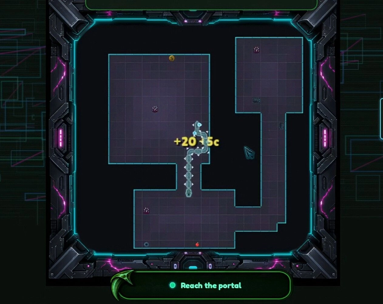02-《Snake Gridbreaker》貪食蛇穿越方格地圖並累積分數