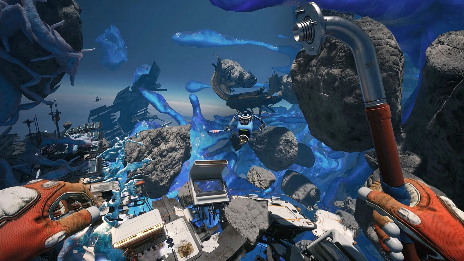 《呼吸邊緣 2》太空探索與漂浮岩石實機畫面