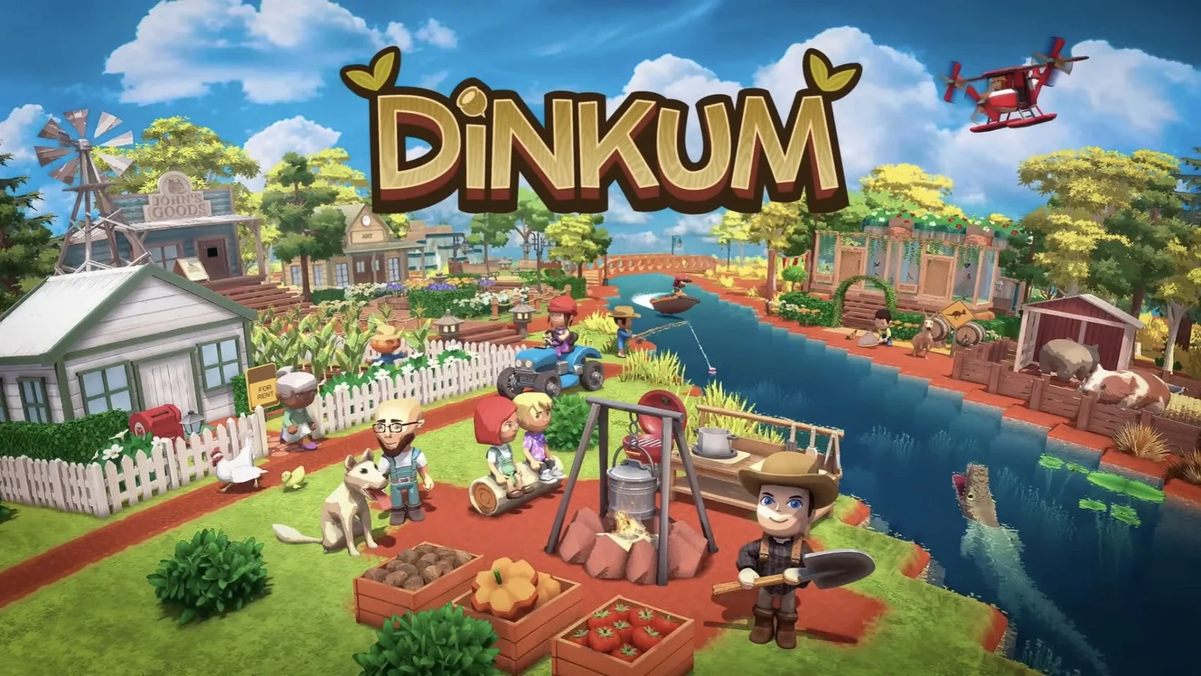 金墾小鎮Dinkum遊戲主視覺