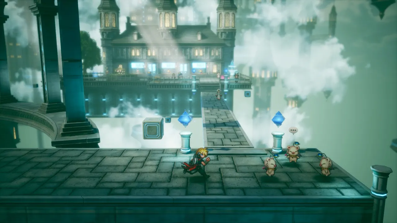 《FINAL FANTASY RESONANCE》HD-2D 城鎮與莫古利官方截圖