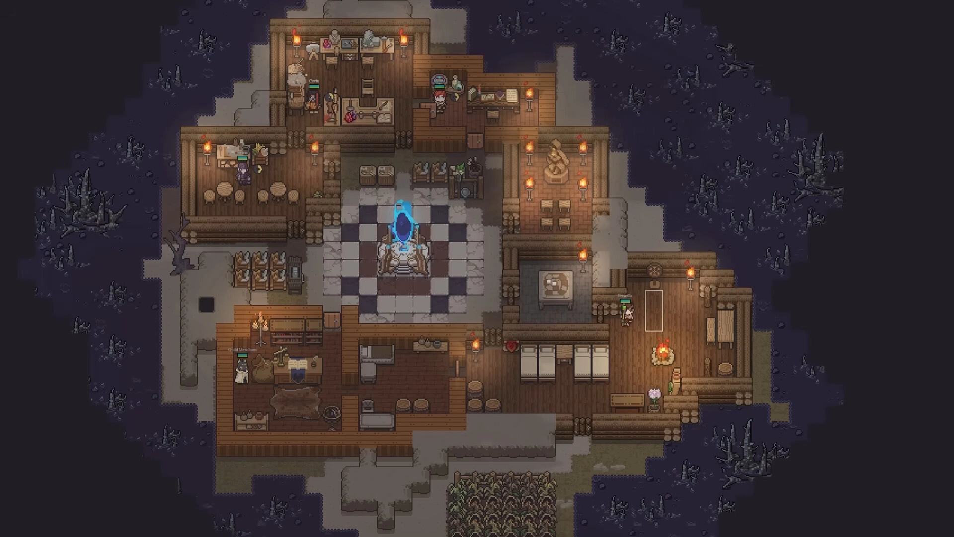 《地城拓荒 Dungeon Settlers》據點經營與地城探索畫面